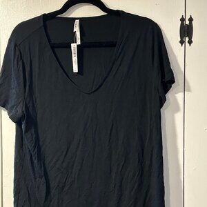 Soma Cool Nights Short Sleeve Tee Black Large